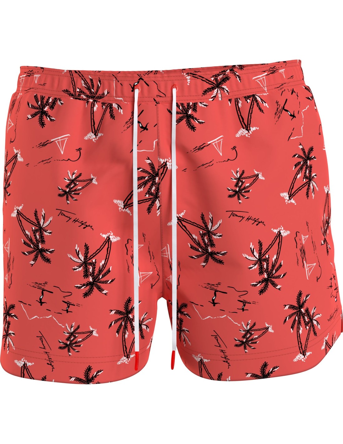Mens Printed Drawstring Watershorts