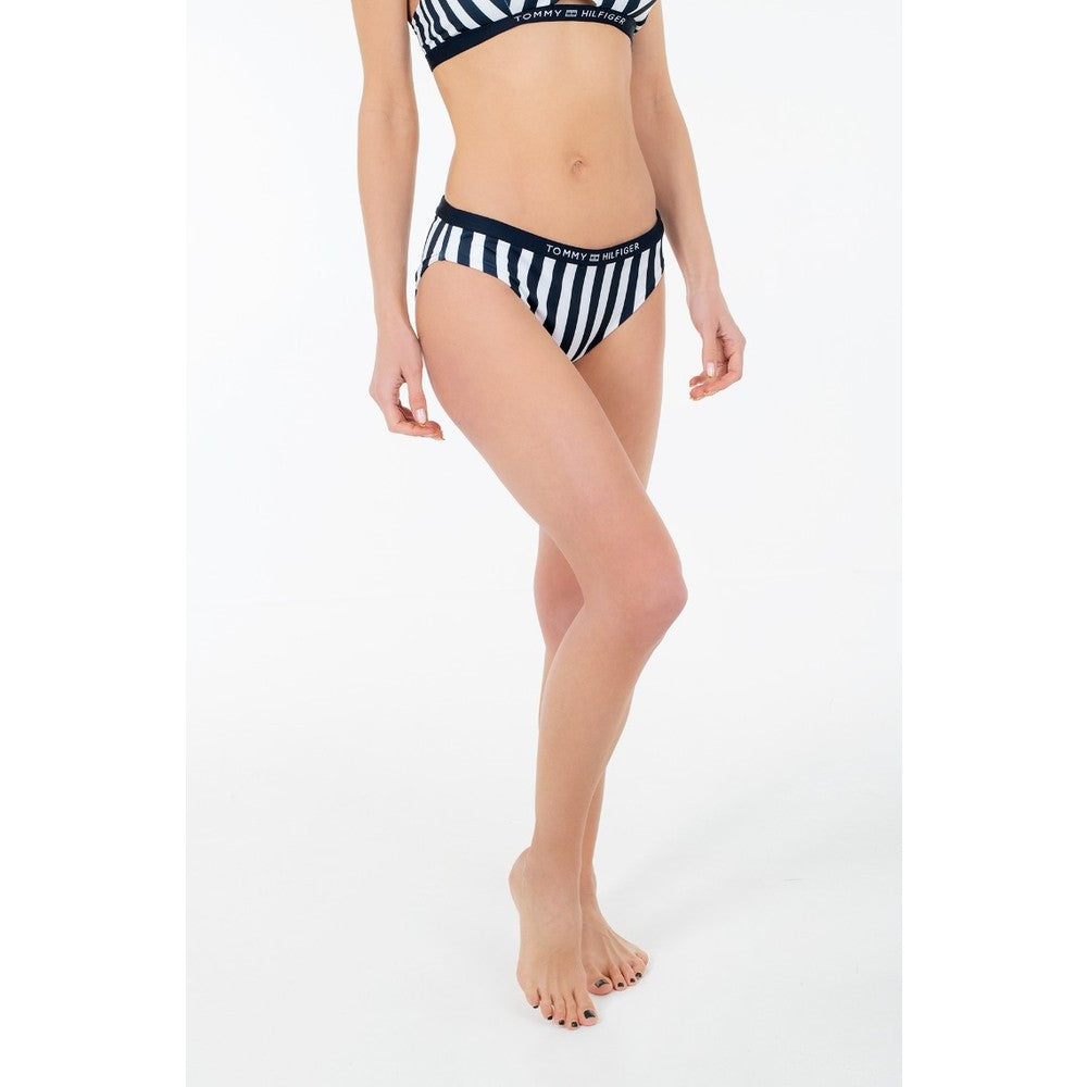 Womens Striped Classic Bikini Bottom