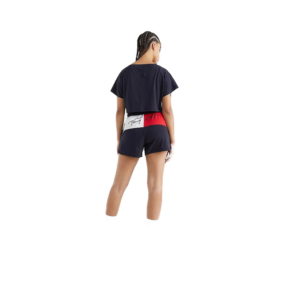 Womens Graphic Colorblock Shorts