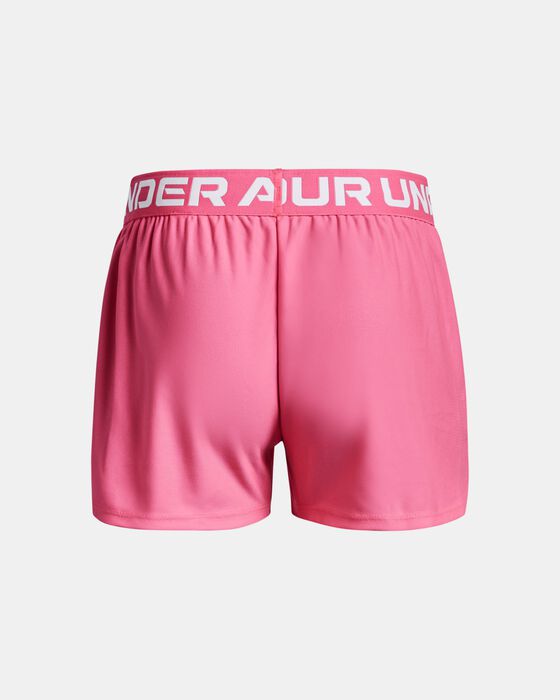 Girls Performance Branded Waistband Solid Shorts