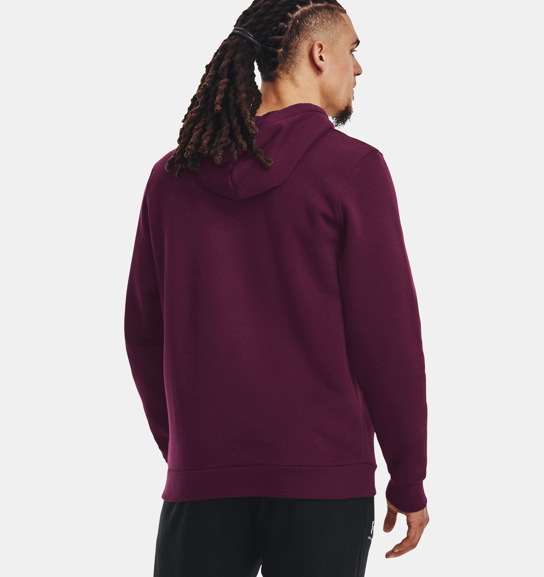 Mens Essential Fleece Pullover Hoodie