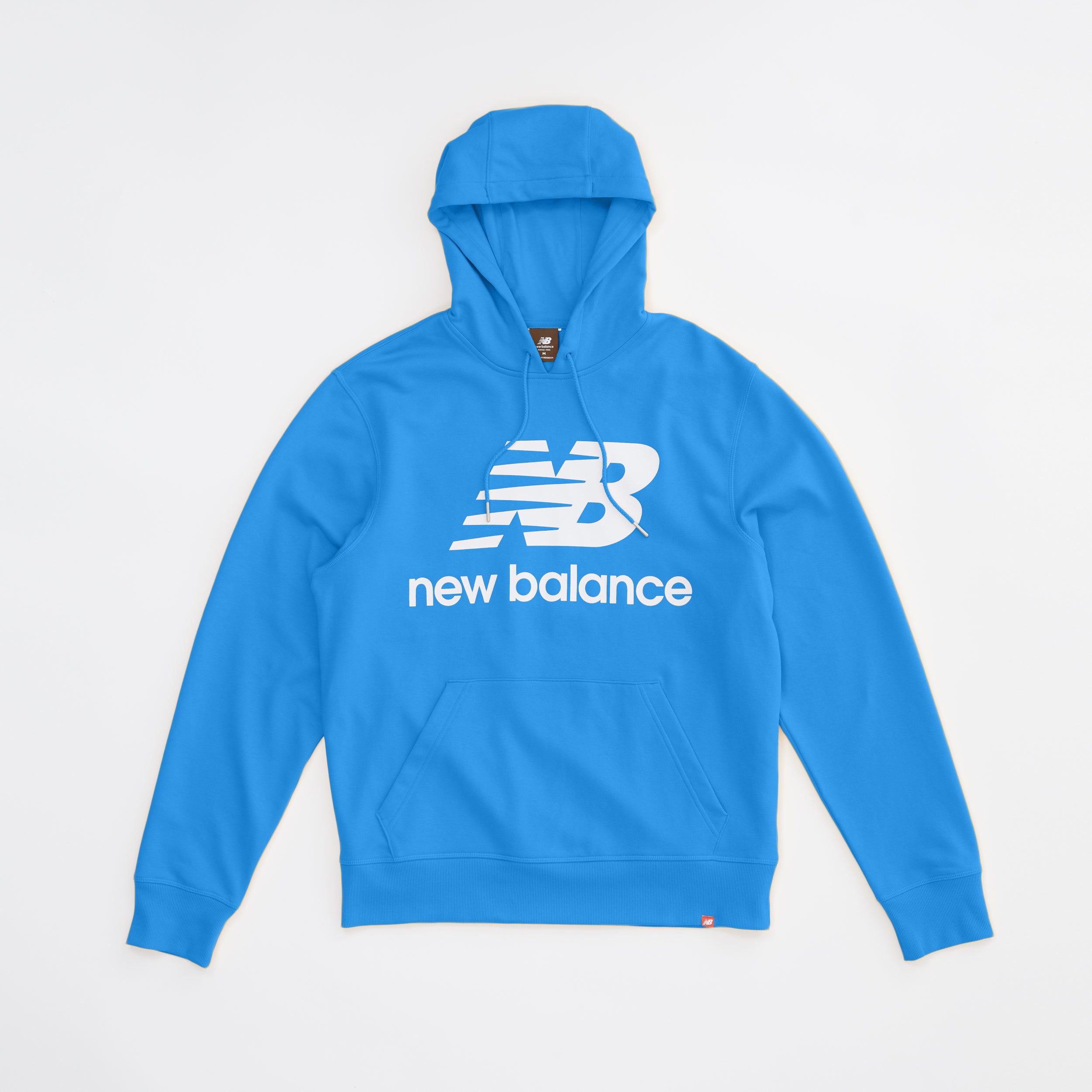 Mens NB Essentials Stacked Logo Pullover Hoodie