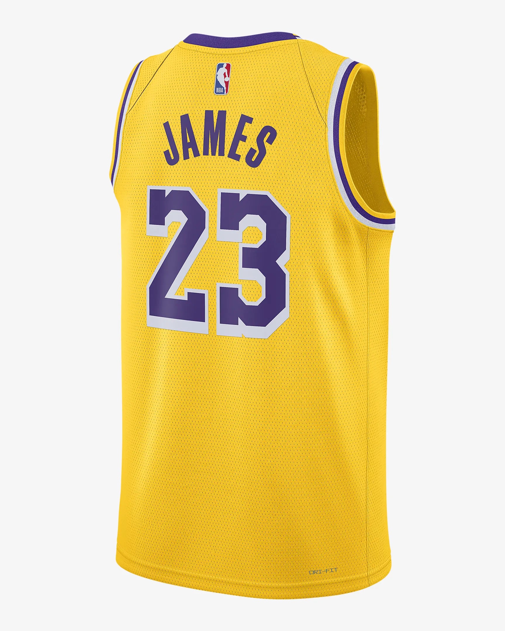 Mens Los Angeles Lakers Lebron James Icon Swingman Replica Jersey
