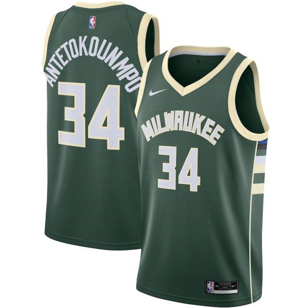 Junior Giannis Antetokounmpo Milwaukee Bucks Swingman Icon Edition Jersey