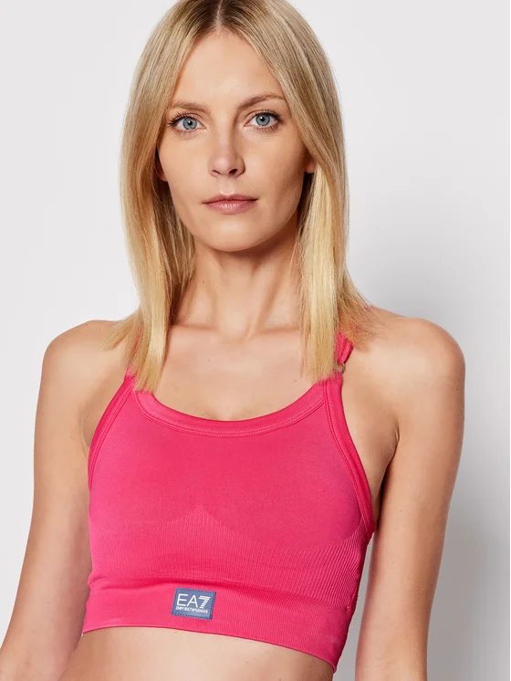 Womens Plain Medium Impact Sports Bra