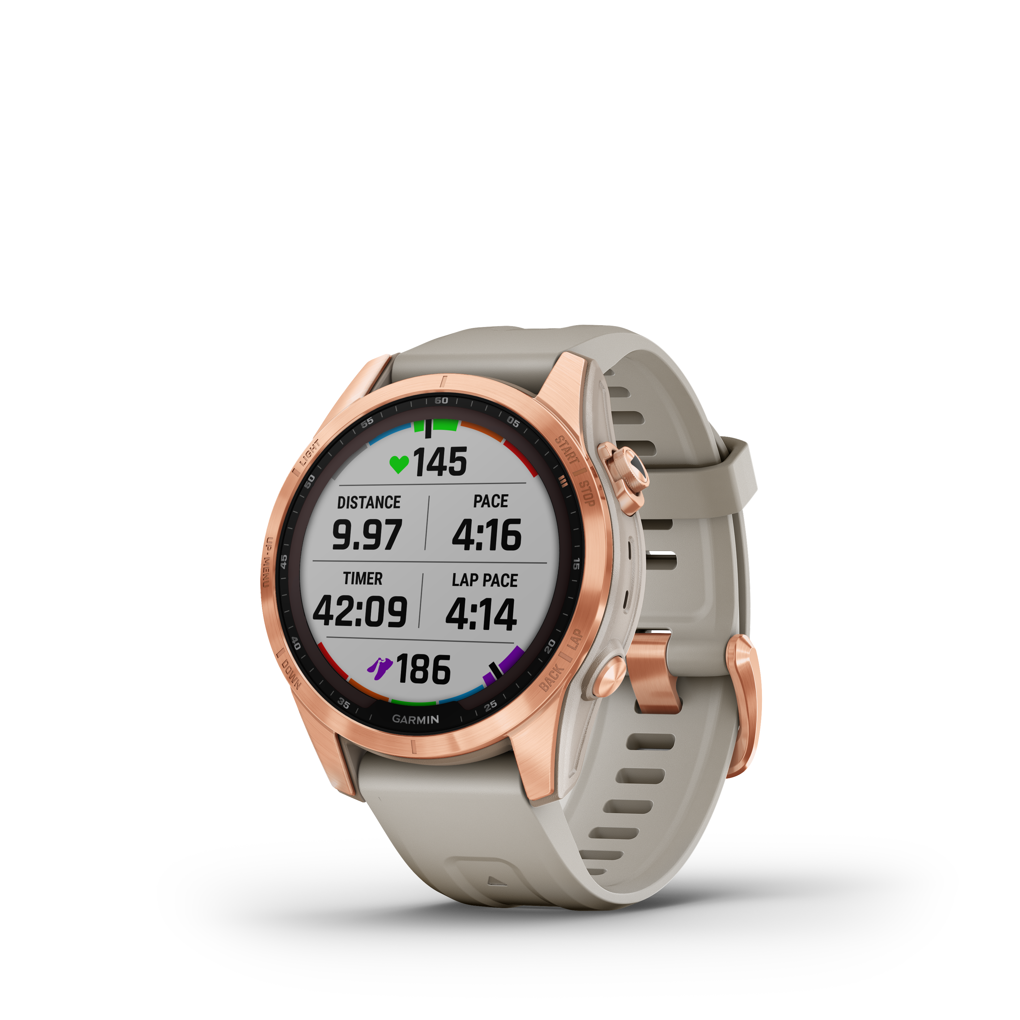 Fenix 7S Solar Rose Gold With Light Sand Band