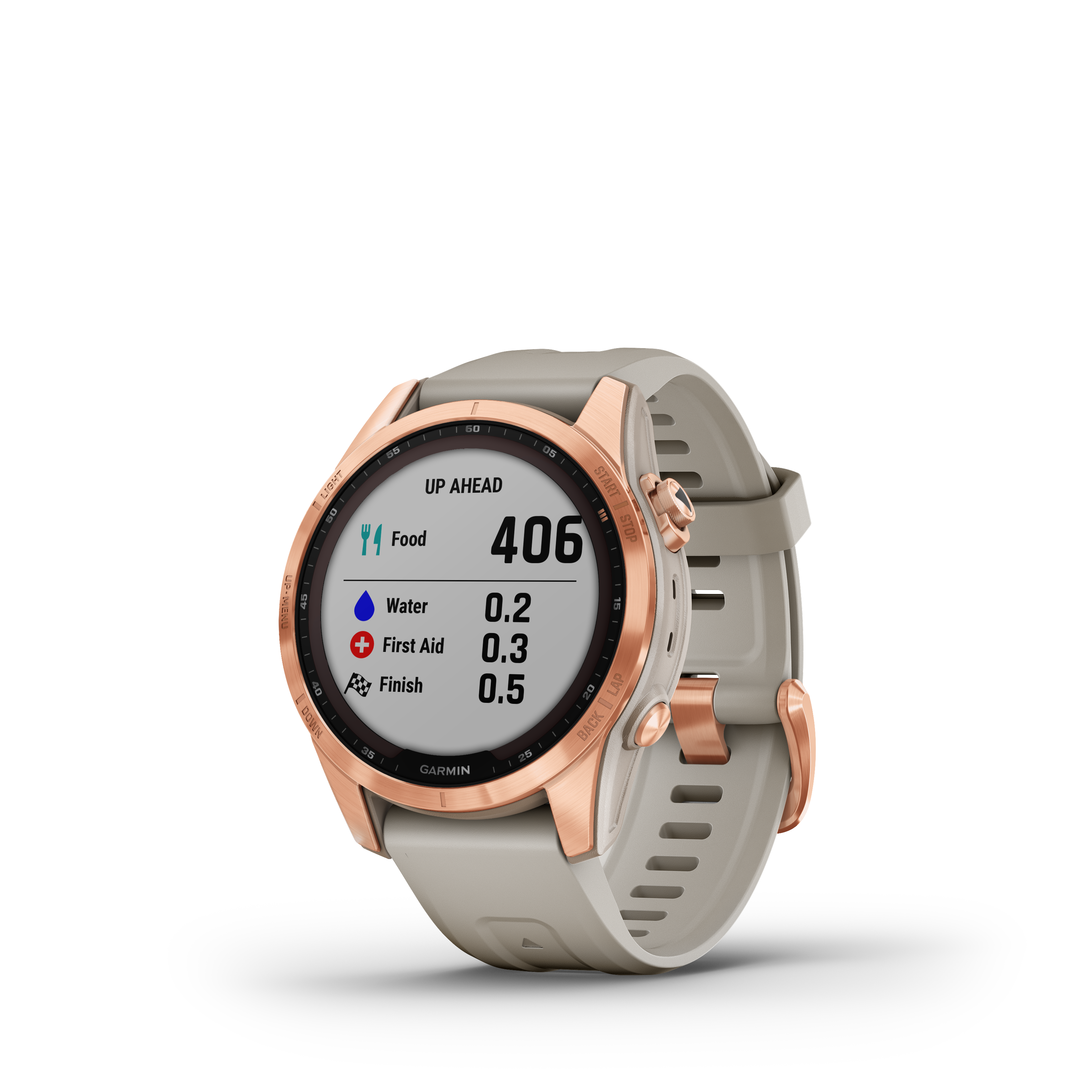 Fenix 7S Solar Rose Gold With Light Sand Band