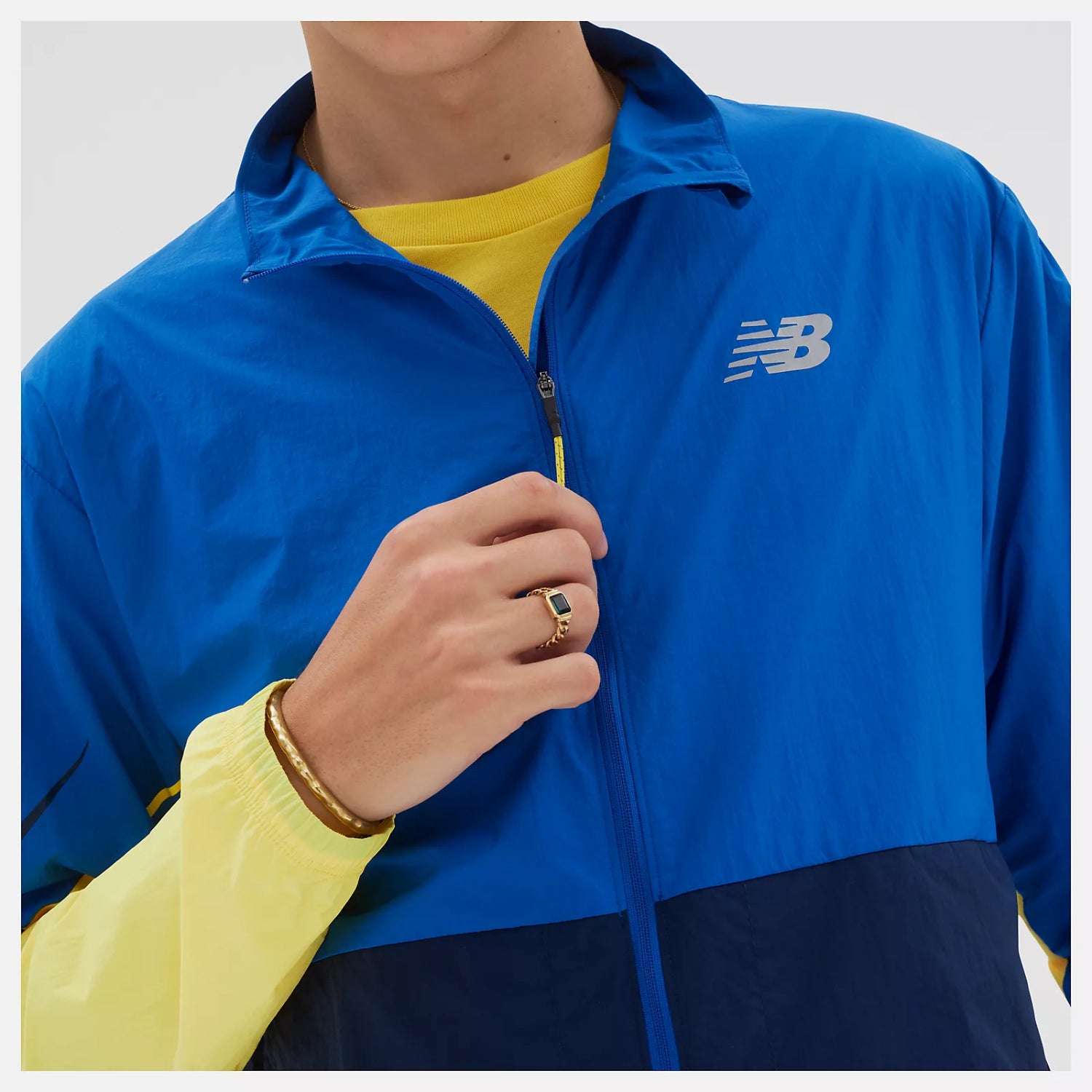 Mens Graphic Impact Run Jacket