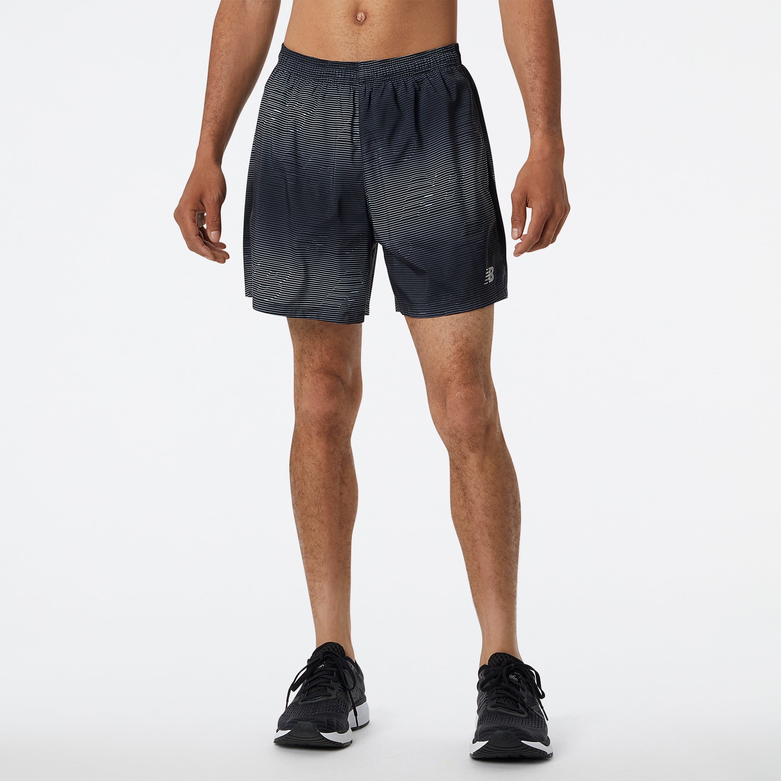 Mens Printed Accelerate 5 Inch Short
