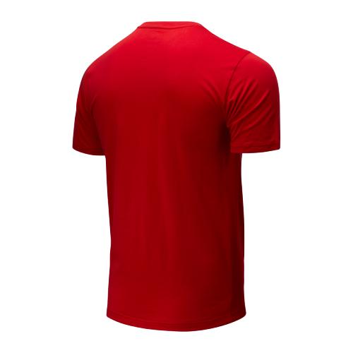 Mens Essentials Stacked Logo Short Sleeve T-Shirt
