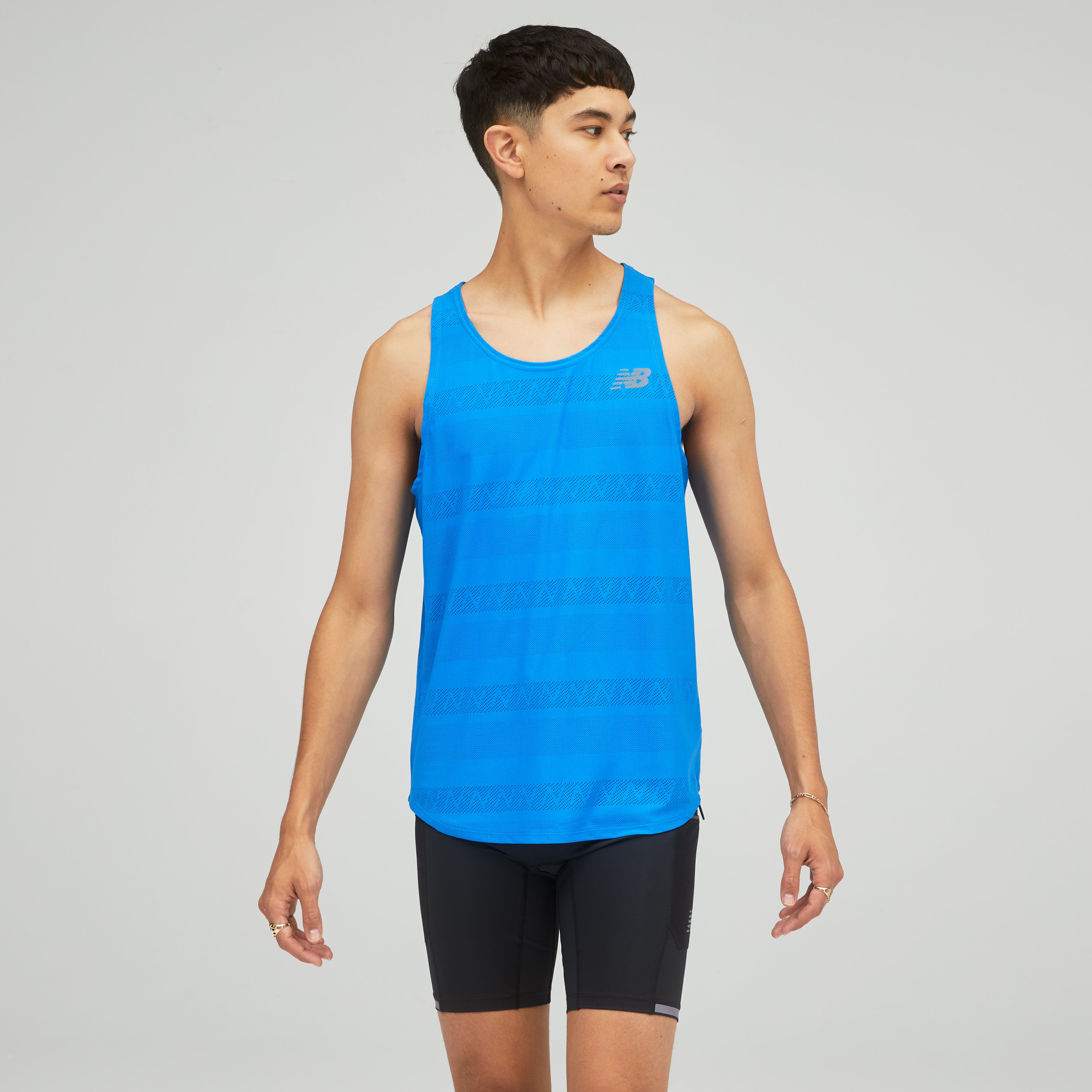 Mens Q Speed Jacquard Tank