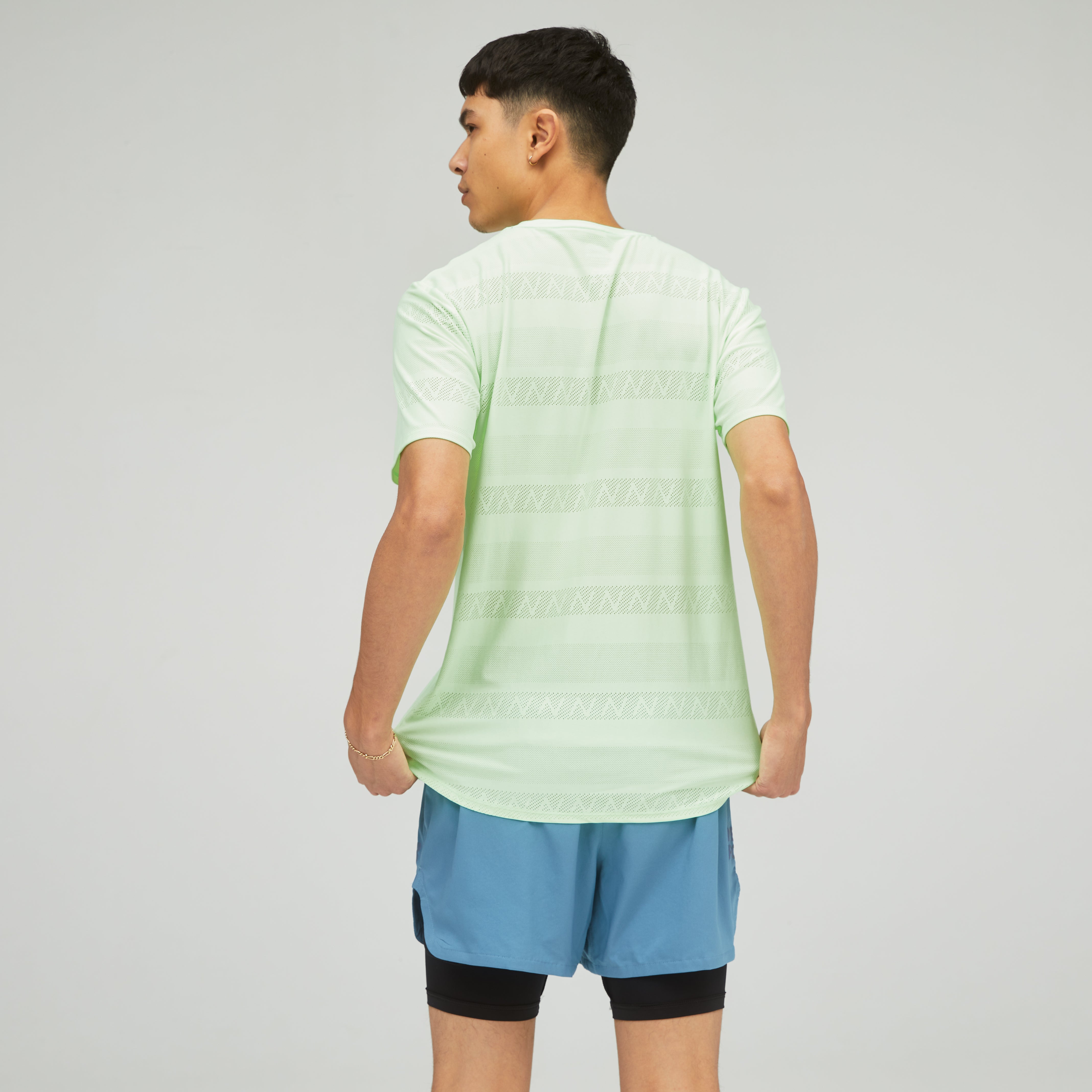 Mens Q Speed Jacquard Short Sleeve