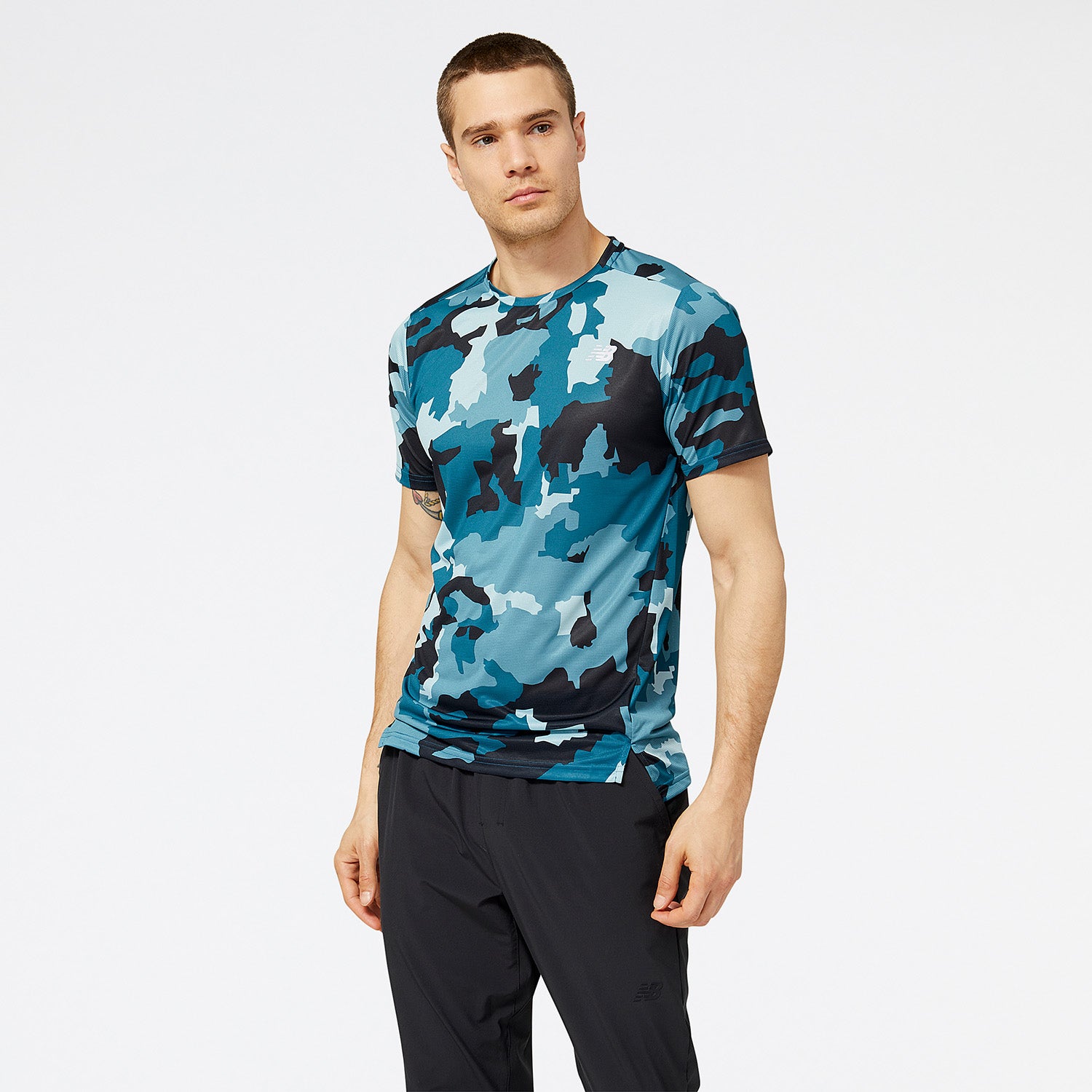 Mens Printed Accelerate Short Sleeve T-Shirt