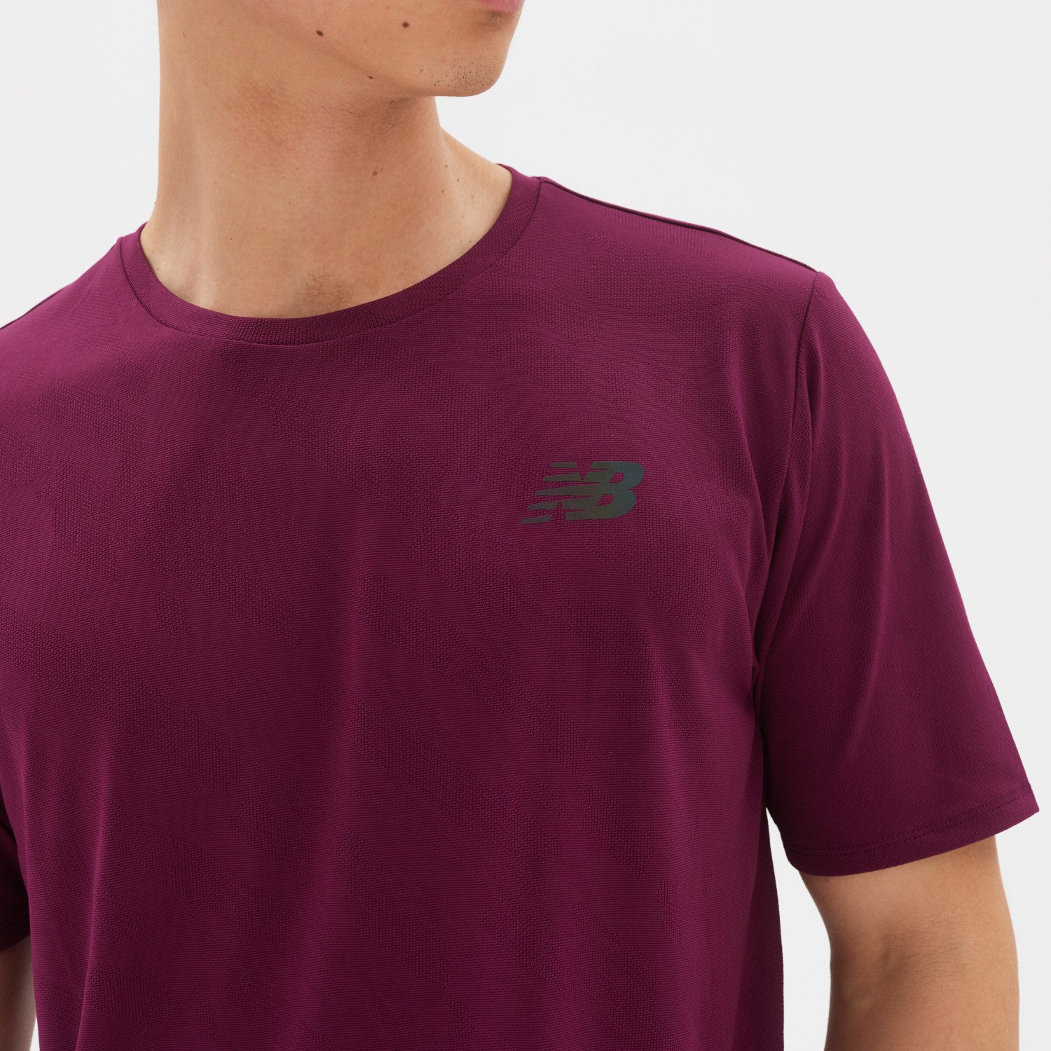 Mens Q Speed Jacquard Short Sleeve T-Shirt