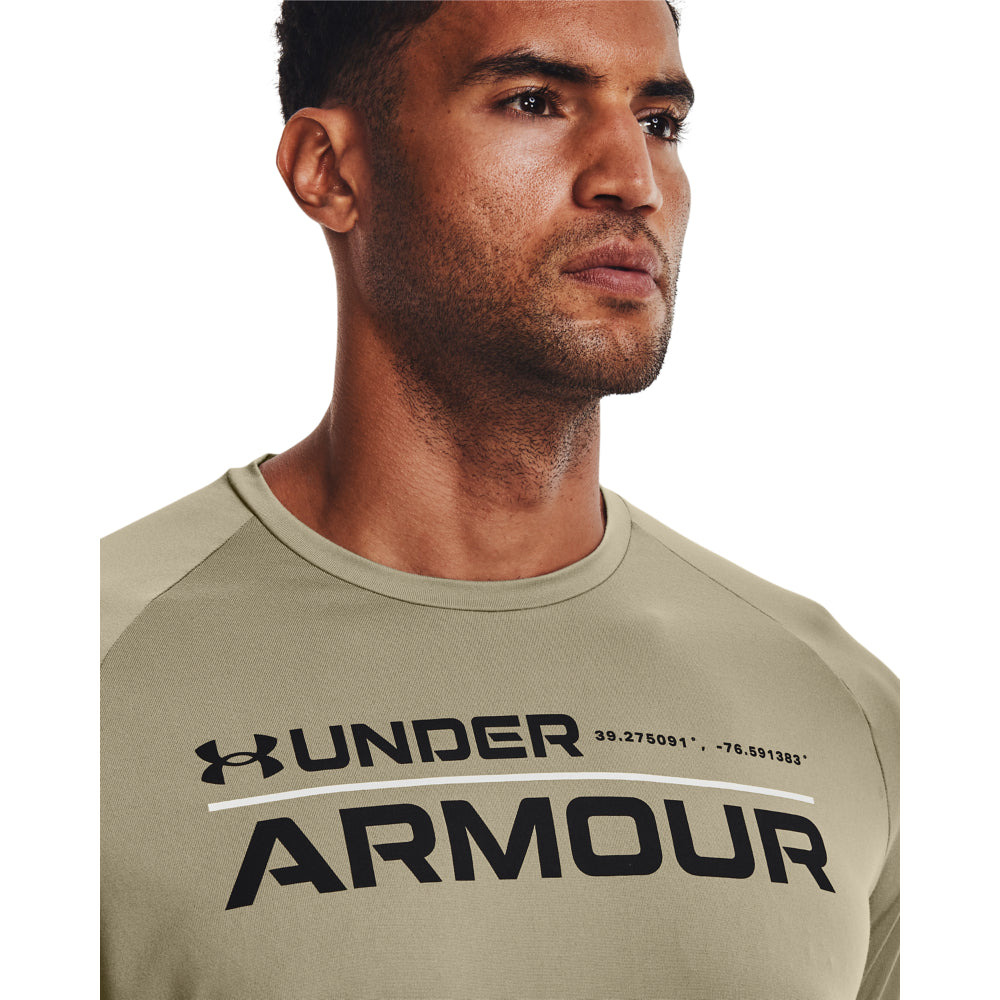 Mens Tech Wordmark Short Sleeve T-Shirt
