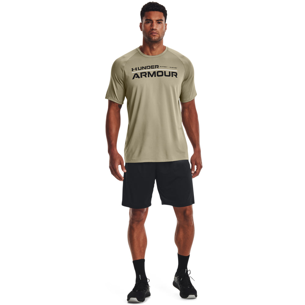 Mens Tech Wordmark Short Sleeve T-Shirt