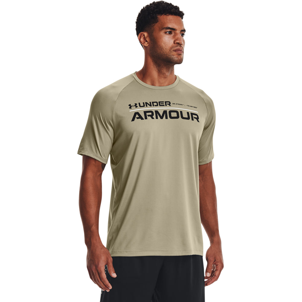 Mens Tech Wordmark Short Sleeve T-Shirt