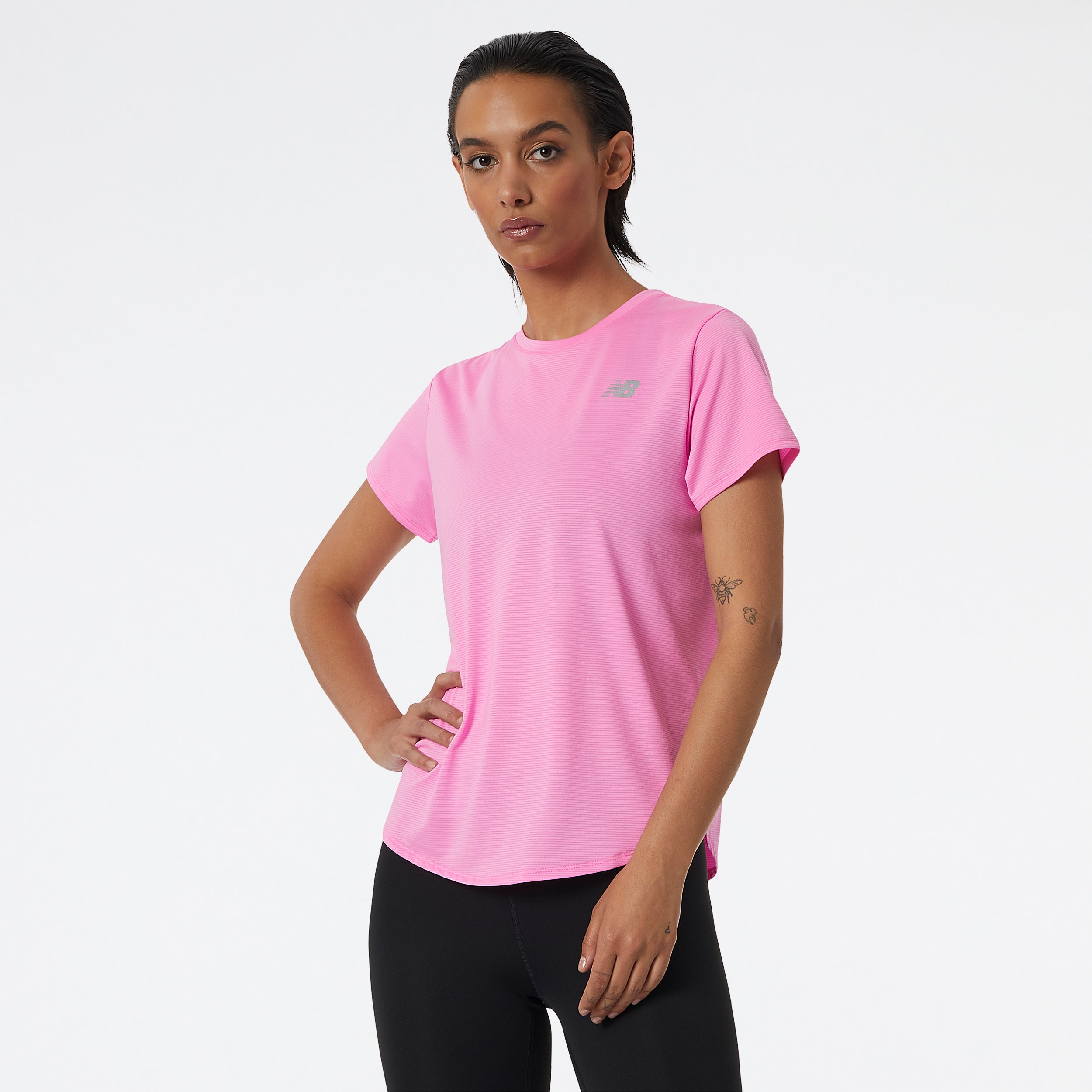Womens Running Accelerate Short Sleeve T-Shirt
