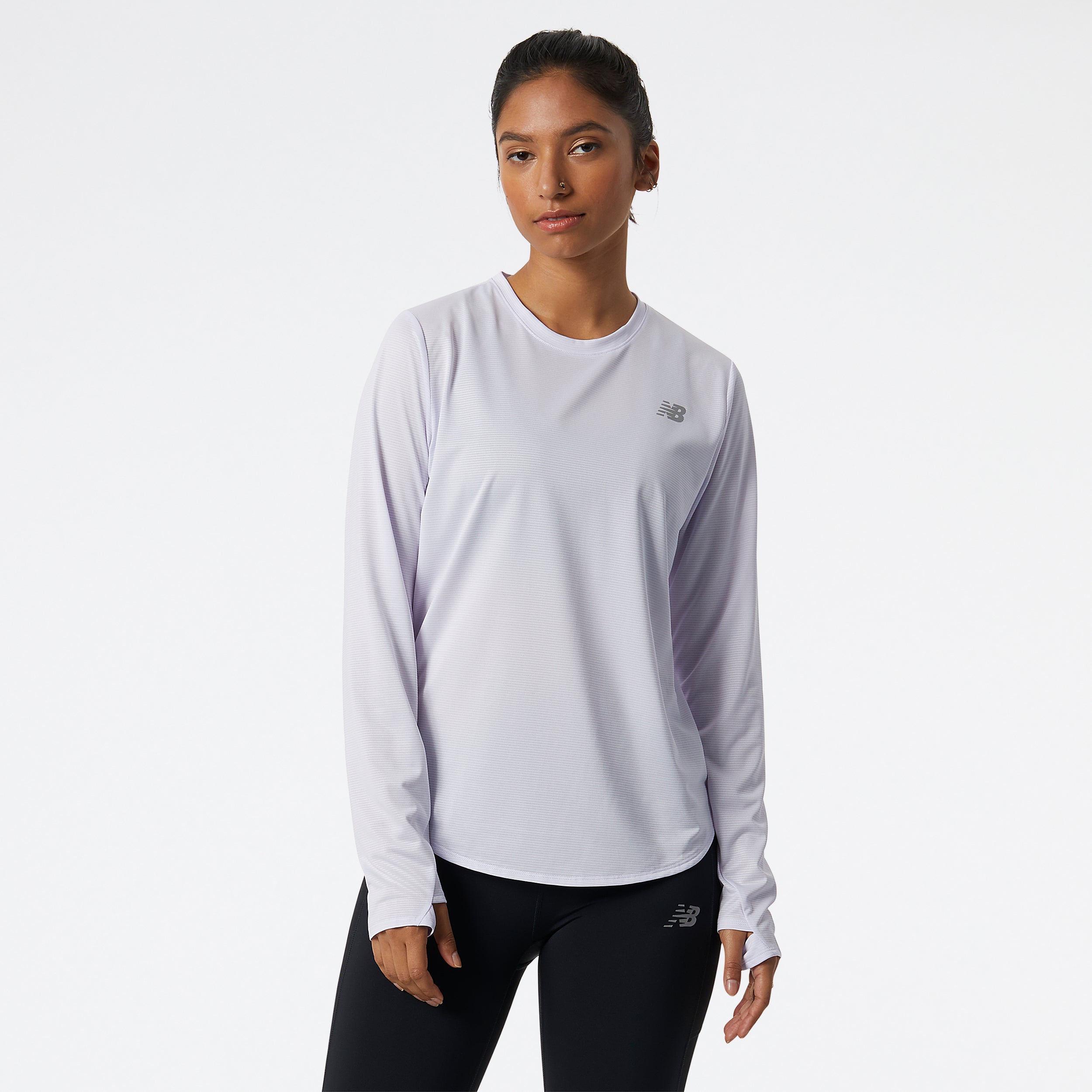 Womens Running Accelerate Long Sleeve T-Shirt