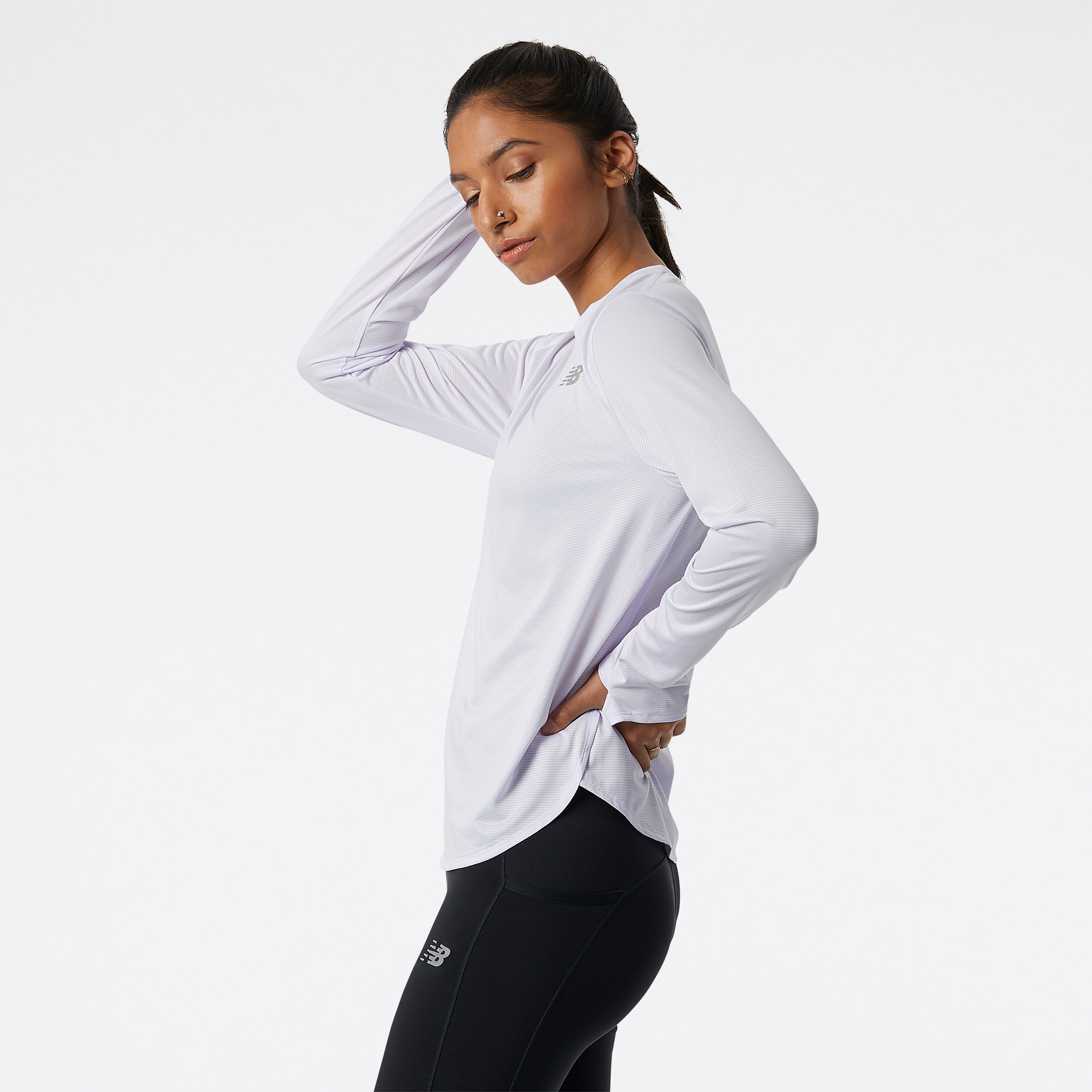 Womens Running Accelerate Long Sleeve T-Shirt