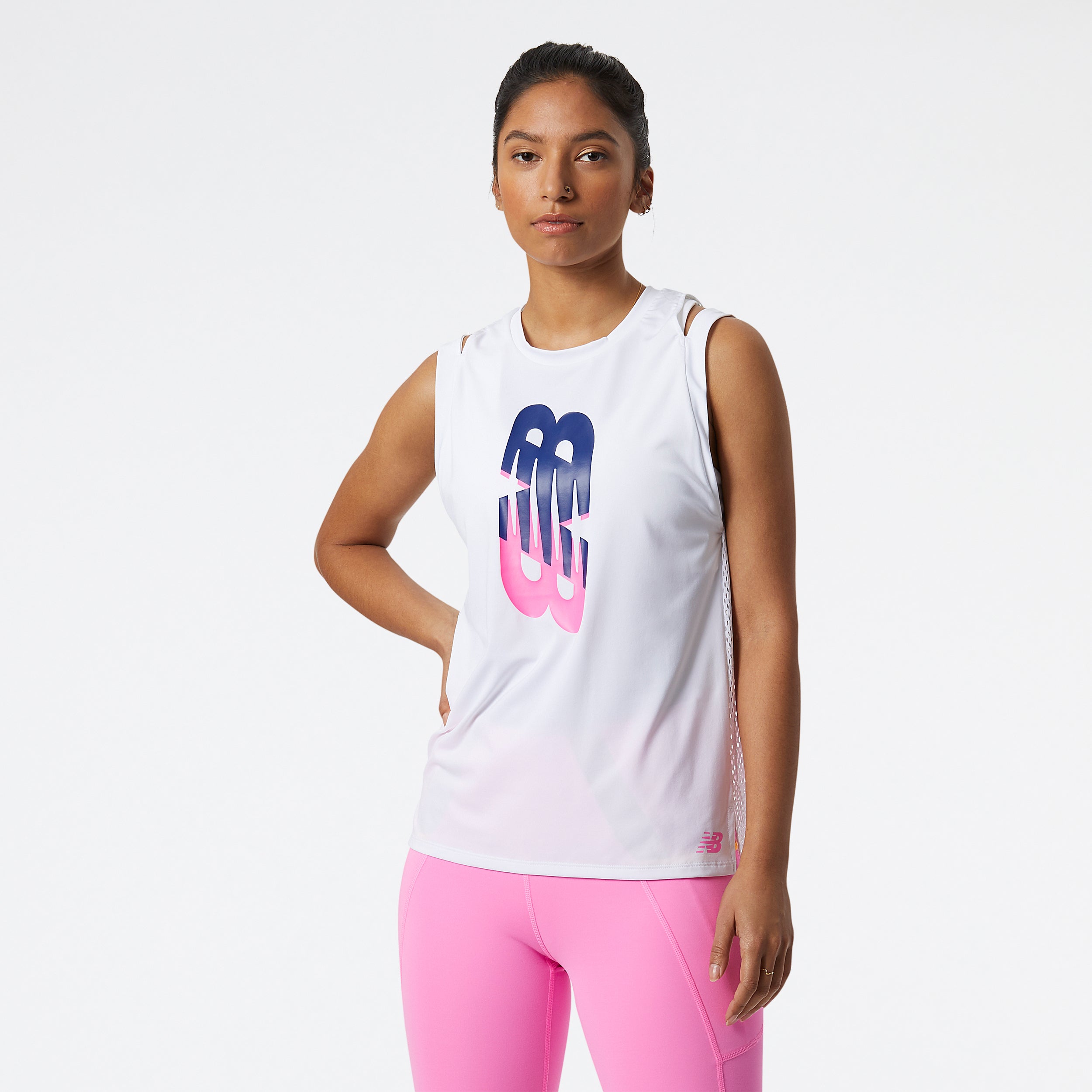 Womens Running Accelerate Graphic Tank