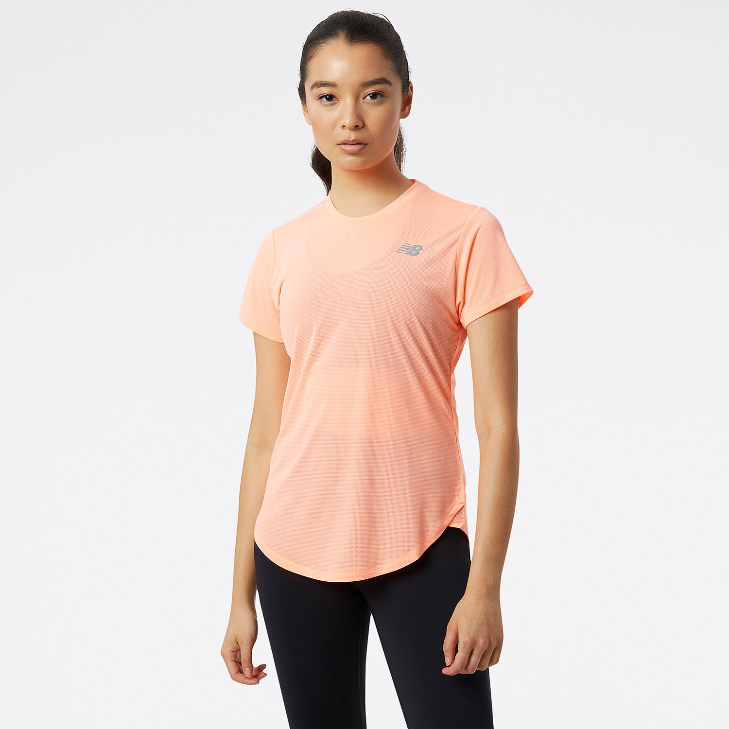 Womens Running Accelerate Short Sleeve T-Shirt